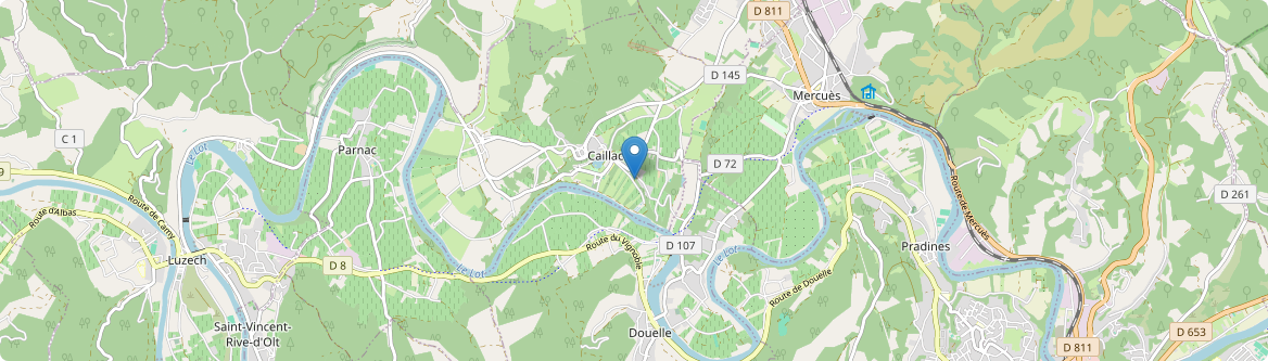 Caillac - Carte