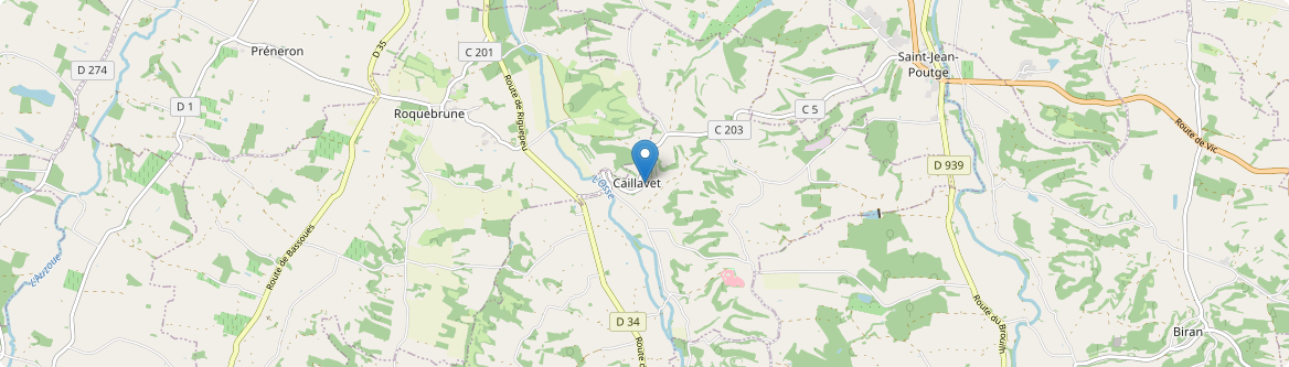Caillavet - Carte