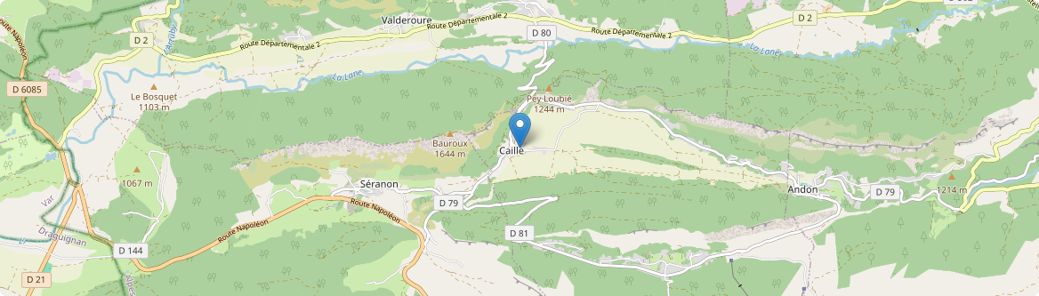 Caille - Carte