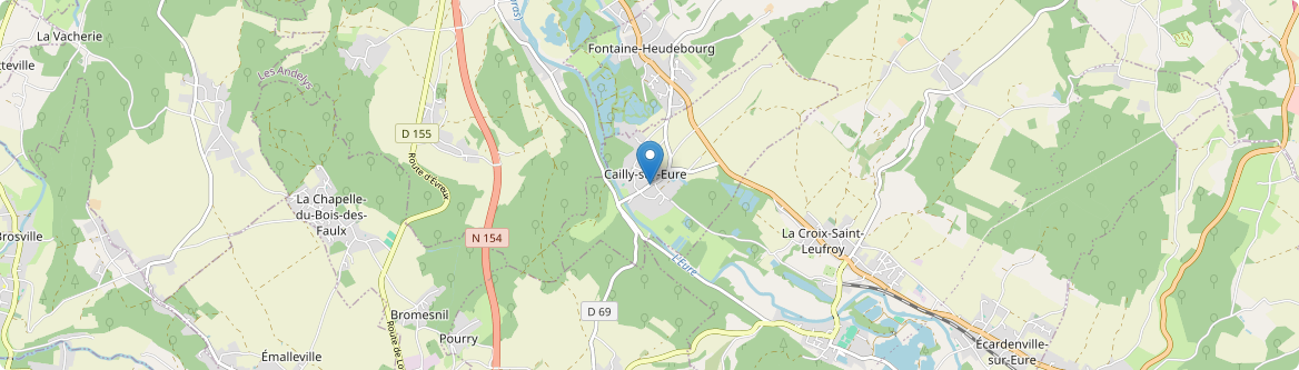 Cailly-sur-Eure - Carte