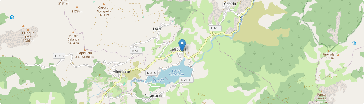 Calacuccia - Carte