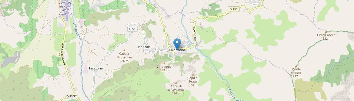 Calenzana - Carte