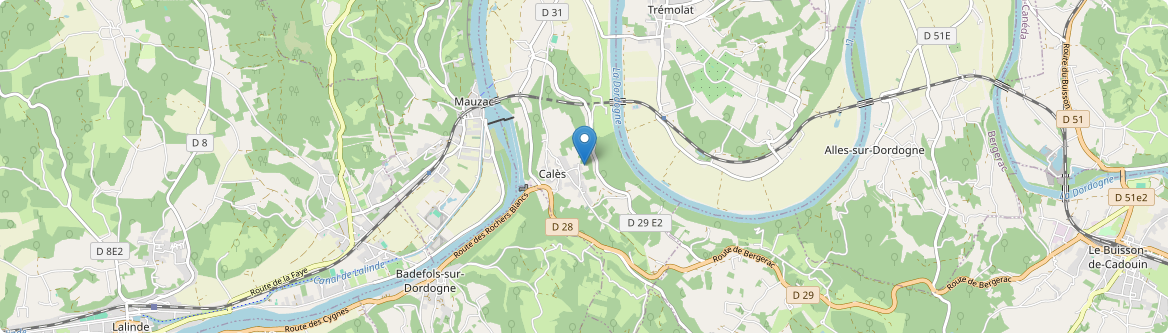 Calès - Carte