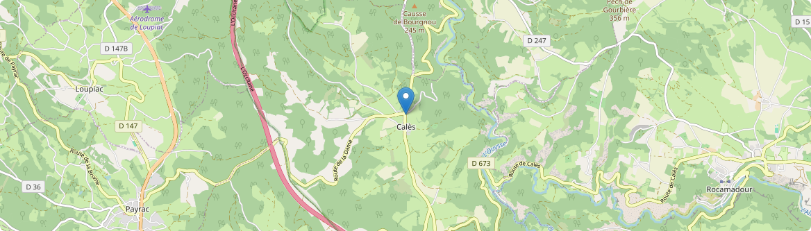 Calès - Carte