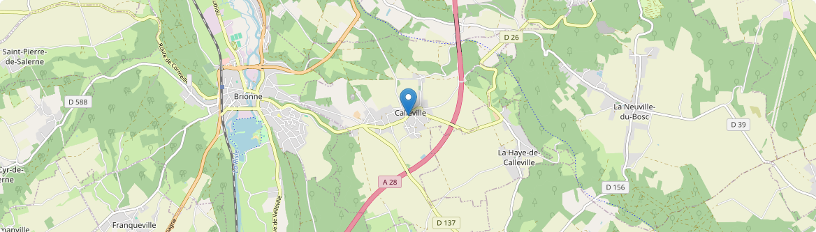 Calleville - Carte
