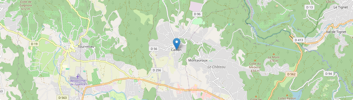 Callian - Carte
