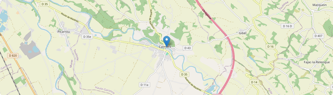 Calmont - Carte