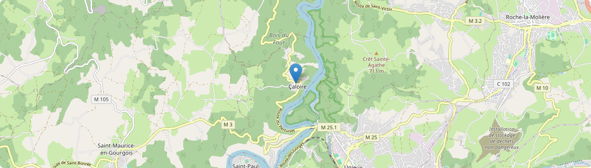 Caloire - Carte