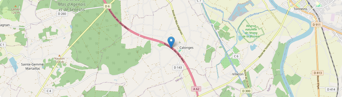 Calonges - Carte