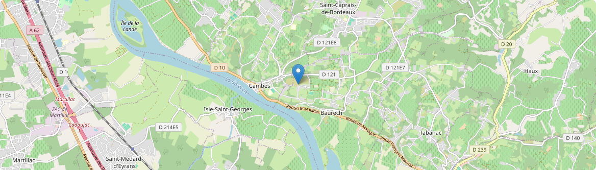 Cambes - Carte