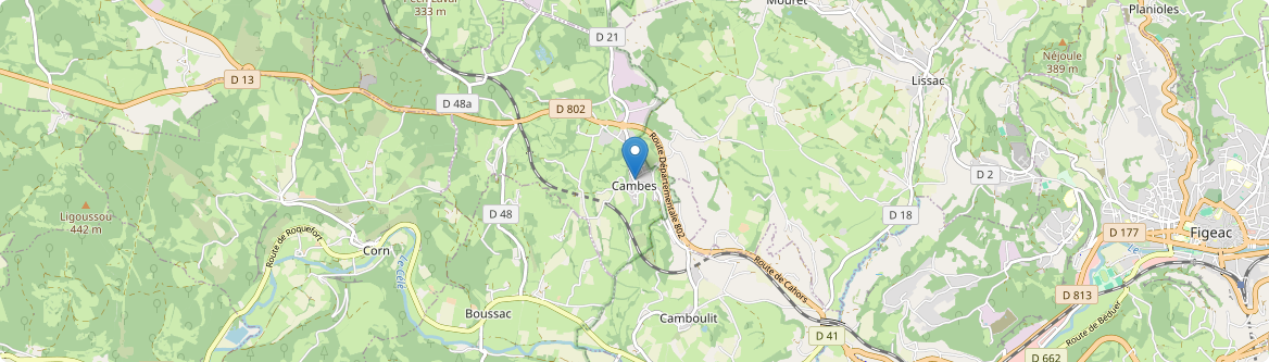 Cambes - Carte