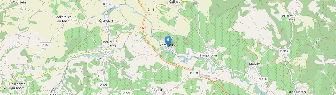 Cambieure - Carte