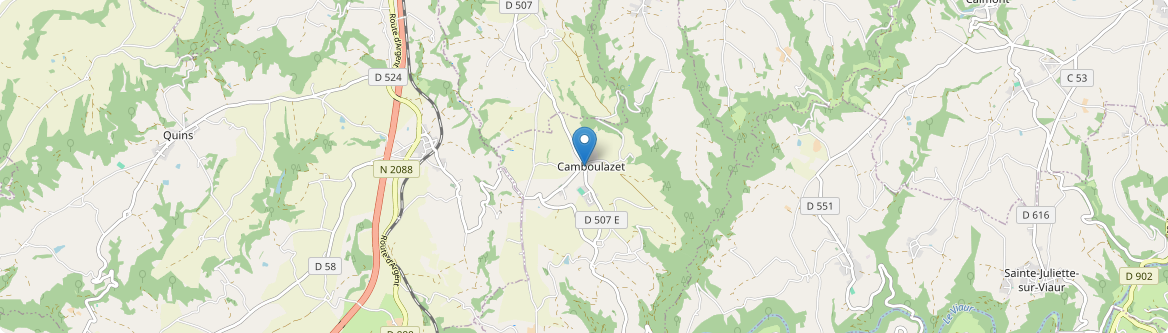 Camboulazet - Carte