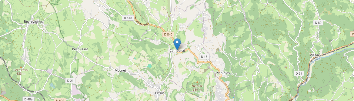 Camburat - Carte