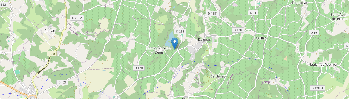 Camiac-et-Saint-Denis - Carte