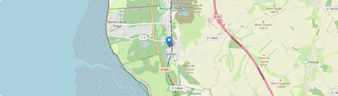 Camiers - Carte