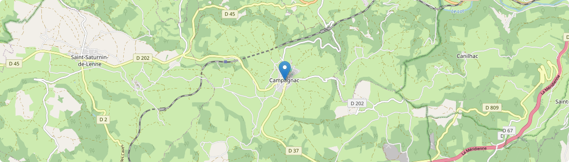 Campagnac - Carte