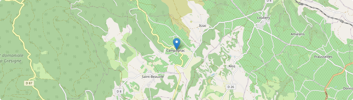 Campagnac - Carte