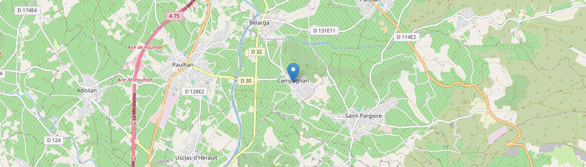 Campagnan - Carte