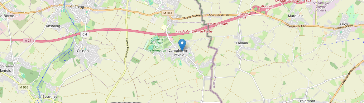 Camphin-en-Pévèle - Carte