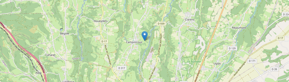 Campistrous - Carte