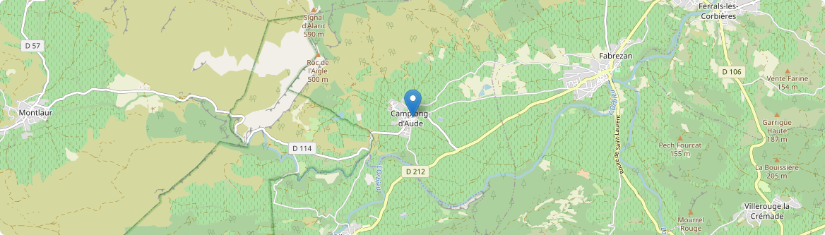 Camplong-d'Aude - Carte