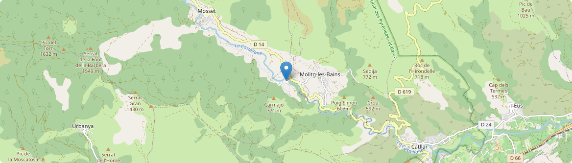 Campôme - Carte