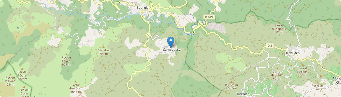 Campoussy - Carte