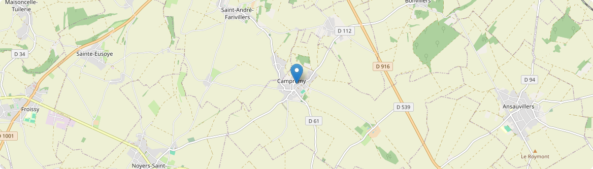 Campremy - Carte