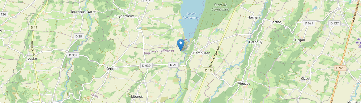 Campuzan - Carte