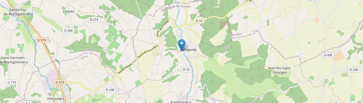 Canapville - Carte