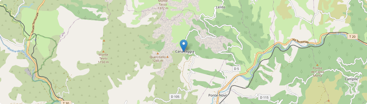 Canavaggia - Carte