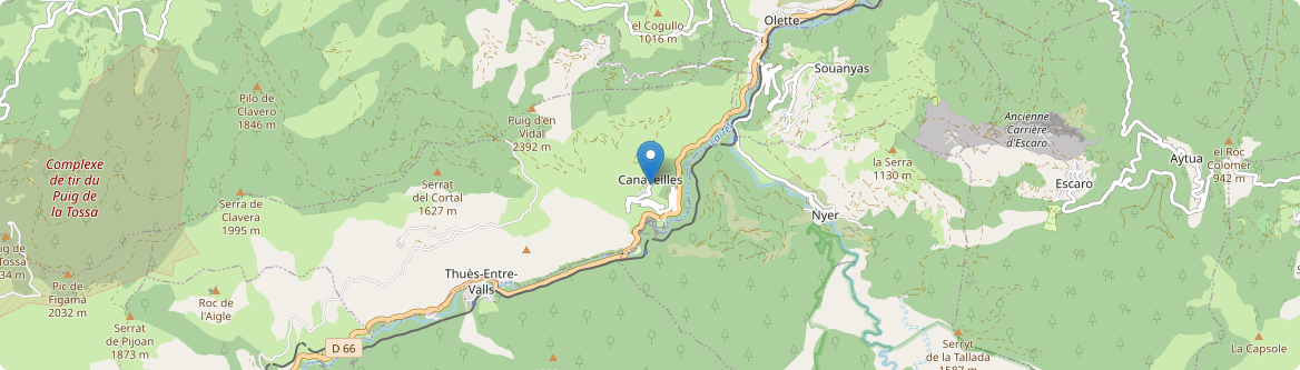Canaveilles - Carte