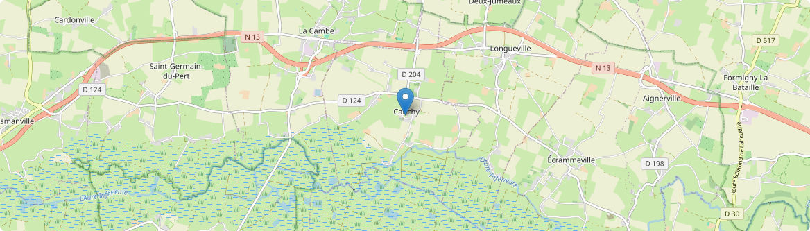 Canchy - Carte