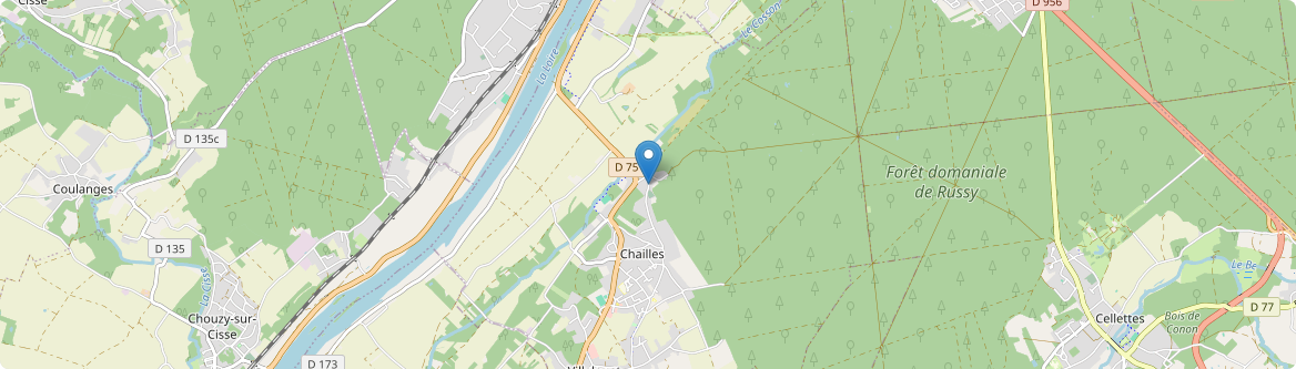 Candé-sur-Beuvron - Carte
