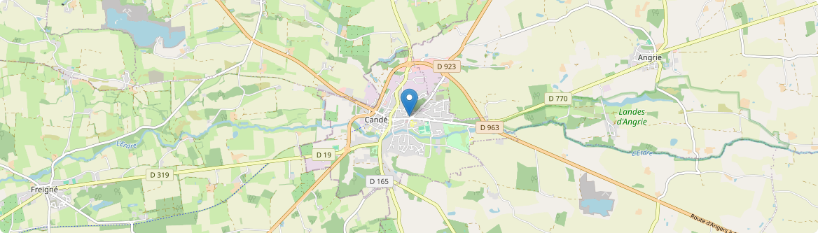 Candé - Carte