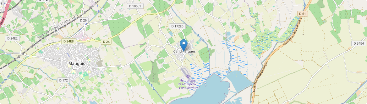 Candillargues - Carte