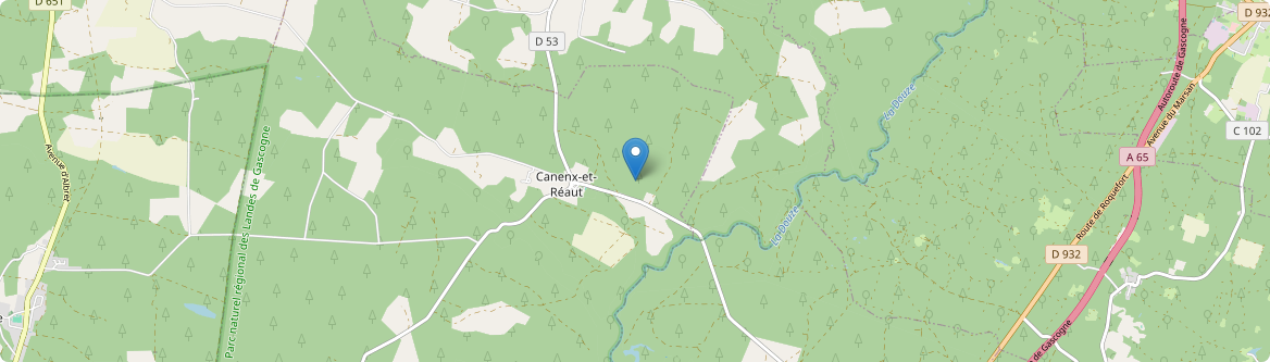 Canenx-et-Réaut - Carte