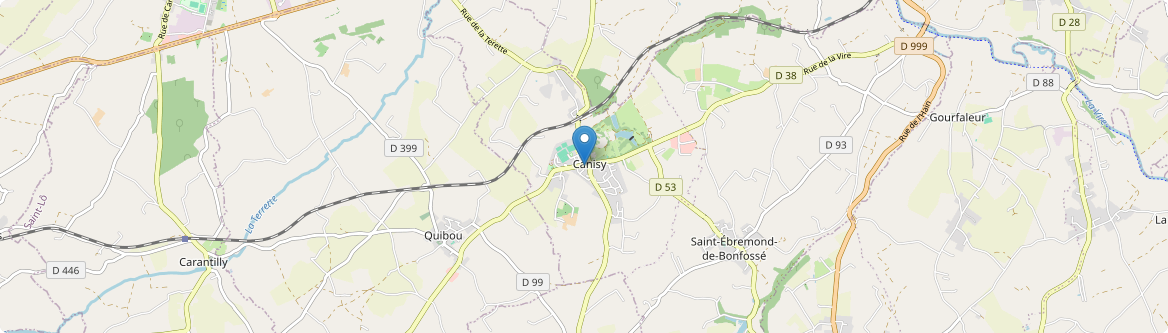 Canisy - Carte