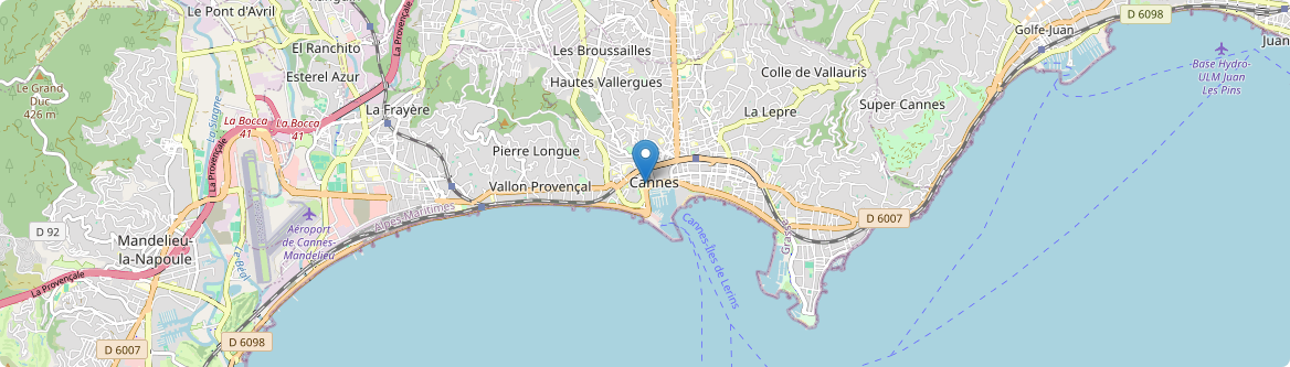 Cannes - Carte