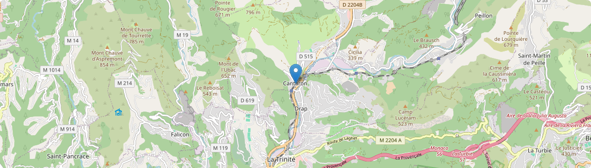 Cantaron - Carte