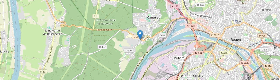 Canteleu - Carte