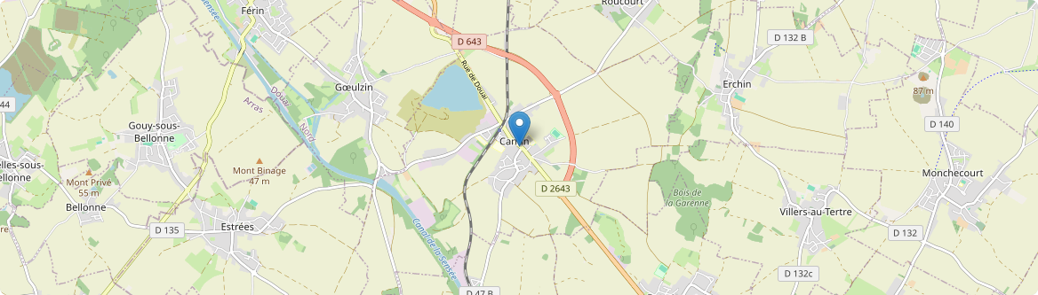 Cantin - Carte