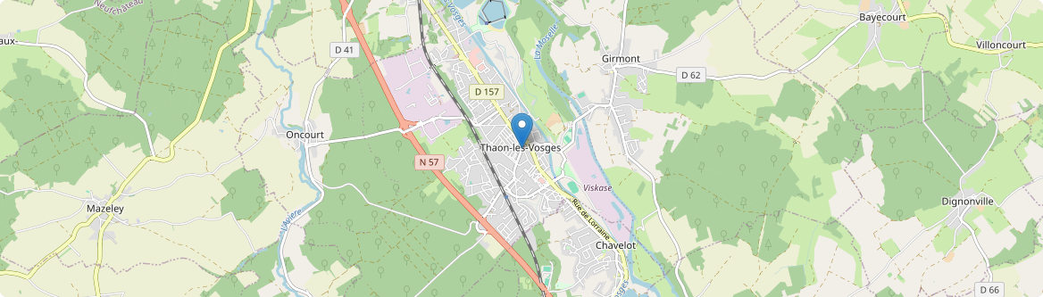 Capavenir Vosges - Carte
