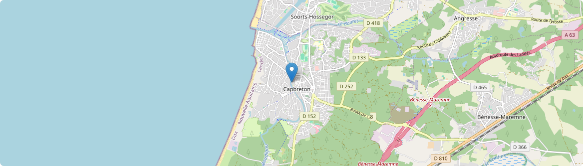 Capbreton - Carte