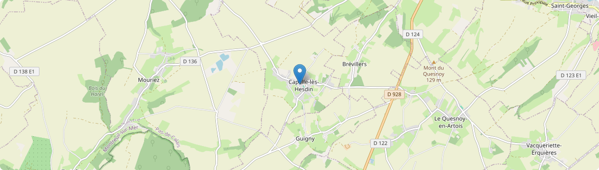 Capelle-lès-Hesdin - Carte
