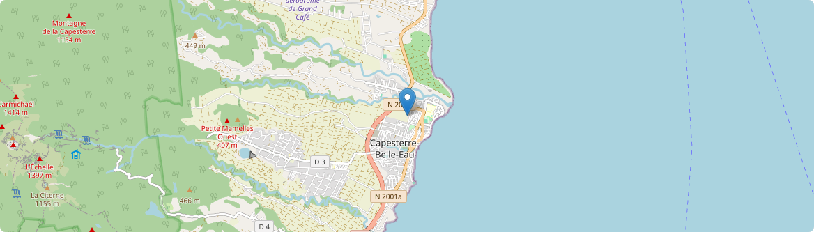 Capesterre-Belle-Eau - Carte