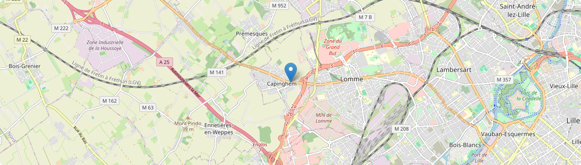 Capinghem - Carte