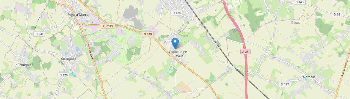 Cappelle-en-Pévèle - Carte