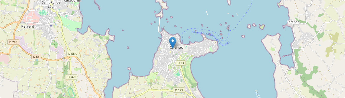 Carantec - Carte